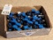 Box of Ertl 1/64th Ford New Holland Tractors