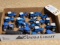 Box of Ford New Holland 1/64th Tractors and Trailer