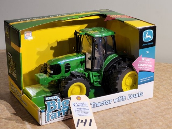 Ertl Big Farm John Deere 7430 MFWD Tractor w/ Lights and Sound; Plastic (NIB)