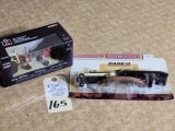 Ertl 1/64 Die-Cast IHC 1466 and 1486 40th Anniv. T and Case IH Dealer Pickup w/ Trailer and Farmall