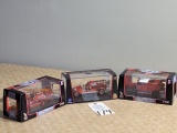 Road Signature Series 1/43 Die-Cast Fire Trucks 1921 Dennis N Type, 1932 Buffalo Type 50, and 1950 M