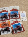Ertl 1/64 Farm Machines Die CastIH and Case Tracto 4 total