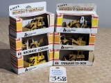 Ertl 1/64 Mighty Movers International Hough Die Cast Constructions equipment- 6 total (NOS)