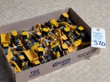 Box of Ertl John Deere 1/64 Plastic model construction toys (18 total)