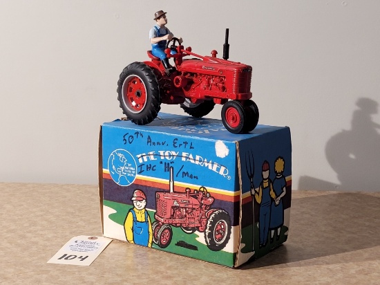 Ertl H Farmall Tractor with Man