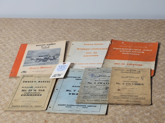 Massey-Harris Vintage Owners Manuals