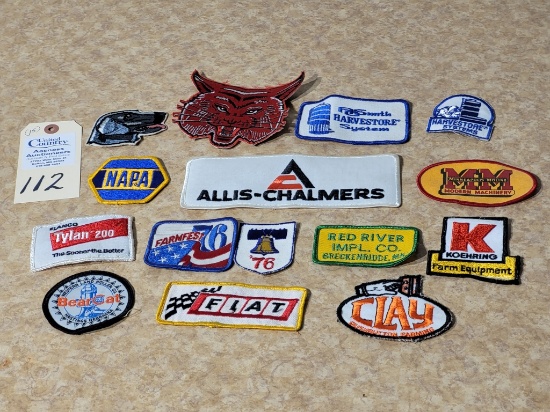 Collection of 15 Advertising Patches
