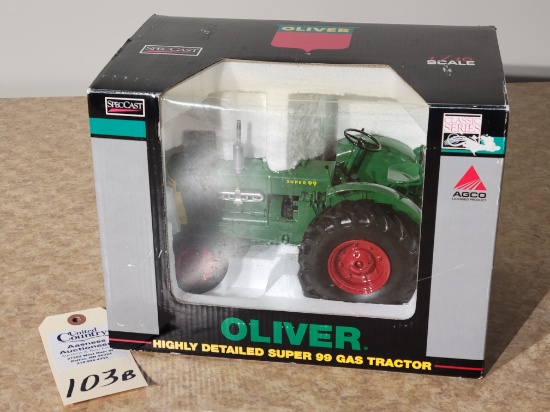 Spec Cast Classic Series Oliver Super 99 Gas Tractor 1/16 Die Cast (NIB)