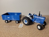 Ertl Ford 8000 Tractor and Big Blue Wagon