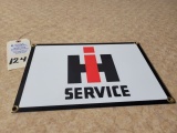 Metal Porcelain IH Service Sign 8