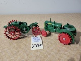 Scale Models Huber Tractor on Steel
