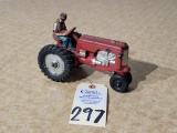 Vintage Auburn Resin Cast Tractor