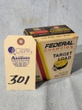 Federal ammo 12 Ga. Shotgun Shells - Orig Old Box
