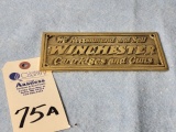 Winchester Brass Plate