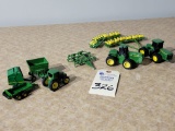 8 pc's -Ertl 1/64 JD Tractors