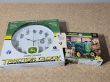 JD Tractor Clock & JD Puzzle