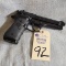 Beretta Model 92FS .9mm Laser Grip