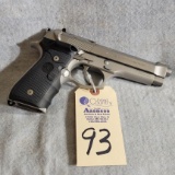Beretta Model 92FS stainless .9mm
