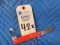 Military Issue Schrade Survival Knife w/button flip blade