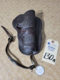 Custom Made Holster w/Embossed Initials of R.B. Comp.G 22 INF – (Lot 130 Colt Army Fits)