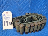 US Army Ammo Belt w/brass 12ga shells (full loads)