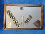 Metric (MM) Rifle Shell/Bullet Display Board