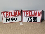 Trojan Plastic Field Signs (11) 18in x 12in