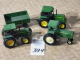 (4) Ertl John Deere 3140 MFWD Tractor