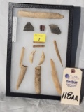 Frame T – includes Bone Knapping Tools,