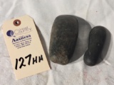 (2) 3-4” Stone Handheld Hammers