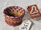Small Sweetgrass Basket, woven by