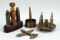 Trench Art: Salt & Pepper, Ashtray, Match Holder, Airplane