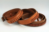 3 Leather Cartridge Belts: RD & El Paso Saddlery