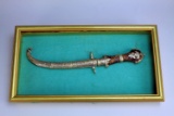 Curved Middle Eastern Dagger w/Display