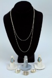 Sterling Silver - .925 Rings & Necklace