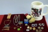 Men's Cuff Links, Tie Tacs, Mug, Shaving Brush, More