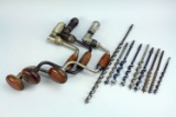 Old Carpenter Braces & Drill Bits