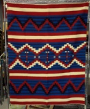 Native American Woven Wool Chief's Blanket - 44