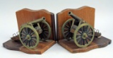 Brass Canon - Caisson Bookends