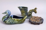 Wade - Shamrock Pottery Porcelain Planters & Flower Frog