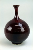 Glazed Ceramic Bowl w/ Tapered Neck