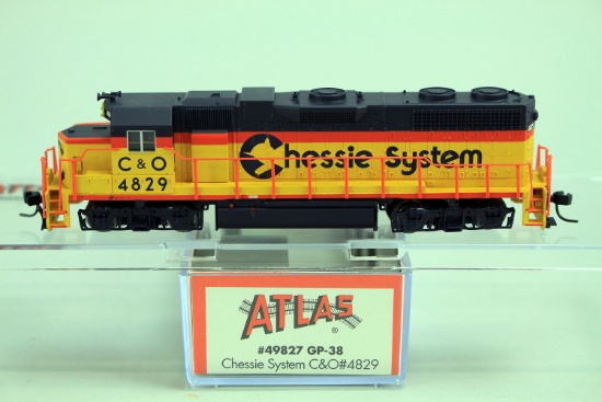 N Scale Atlas Master Chessie System #49827 C&O GP-38 #4829 Locomotive