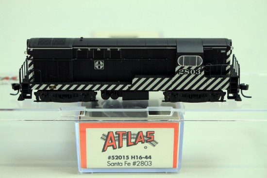 N Scale Atlas Santa Fe #52015 H16-44, #2803 Locomotive