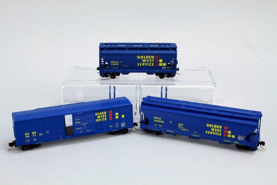 3 N Scale Micro-Trains Golden West Service Box Cars