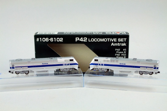 N Scale Kato Amtrak #106-6102 P42 Locomotive Set Phase IV