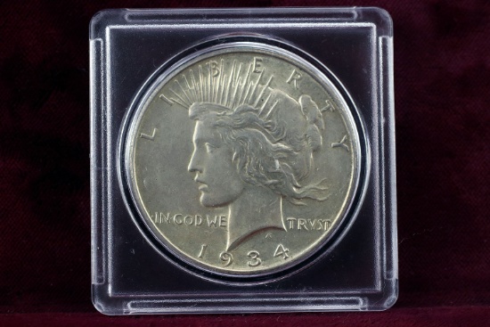 1934-D Peace Silver Dollar