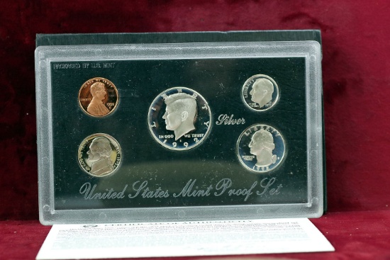 1992 U.S. Mint Silver Proof Set