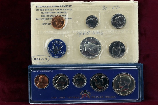 2 U.S. Special Mint  Sets; 1965 & 1966