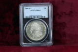 1881-S Morgan Silver Dollar, PCGS MS61