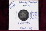 1833 Capped Bust Liberty Dime